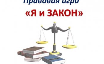  Правовая игра "Я и закон". 