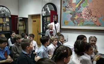 Четвероклассники приняли участие в интерактивной  программе  "Дым солдатского котелка"